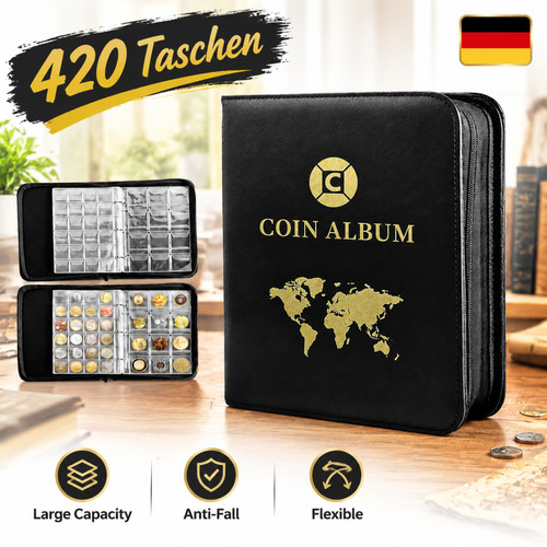 Münzalbum 420 stück große - 420,