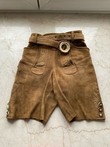 Lederhose mit gürtel tracht - lederhose,