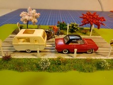 Faller AMS Ford Coupe mit Wohnwagen, toller Zustand fährt Super gut neue Reifen 