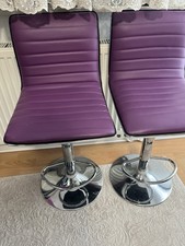 2er  Barhocker Stühle Höhenverstellbar Drehbar Barstuhl Bistrohocker Fußstütze