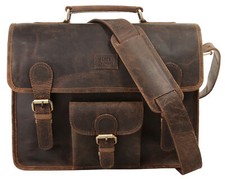 Bagan Aktentasche echt Leder - NEU - Herren, Damen