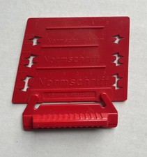 Rotring Zeichenschablone - Liniergerät - Normschrift 80er Vintage 522370