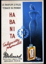 Alte Duftkarte PARFUM "HABANITA" Parfum MOLINARD in GRASSE & PARIS
