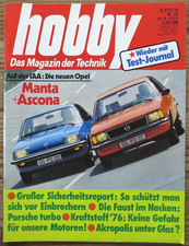 Hobby 19/75 IAA: Opel Ascona