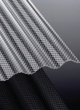 3mm ACRYLGLAS-Wellplatte 76/18 SINUS - KLAR WABE - ACRYL Wellplatten *Muster* 