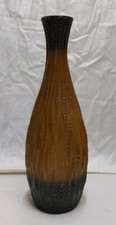 Standvase aus Holz 43 cm Handarbeit Dekovase Bodenvase Thailand Deko Vase 
