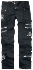 Heartless Stoffhose Herren Jaxon Pants schwarz Gothic, Industrial, Rockwear