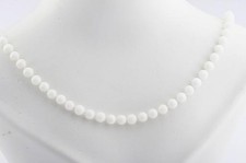 Korallen Kette Magnet Verschluss 925 Sterling Silber Länge 50cm Neu! #