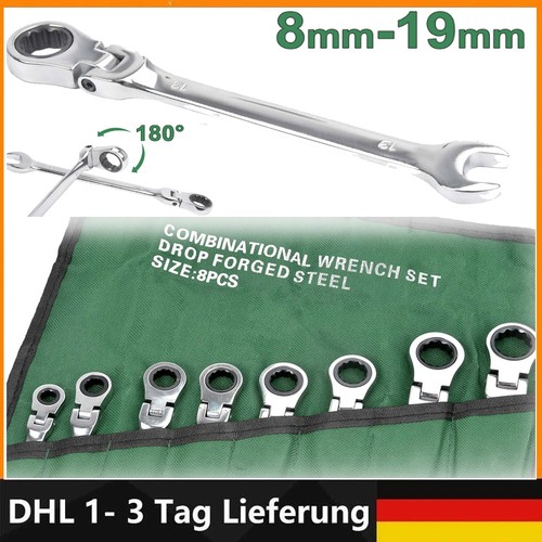 8tlg ratschenschlüssel satz - 8tlg,