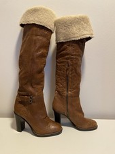 miu miu Lammfellstiefel