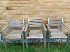 GARPA Teakholz Sitzgruppe mit Bank und Ausziehtisch, Zustand: gebraucht