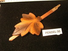 Antiker, Alter Uhrenpendel 20cm Pendel für Kuckucksuhr Schwarzwalduhr Nr:30