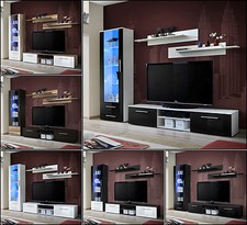 Wohnwand Anbauwand Wohnzimmer