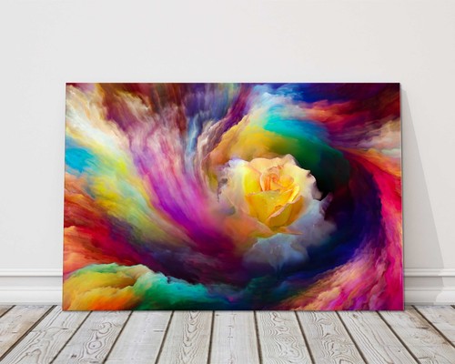 Rose bunten farbwirbeln - bunten,