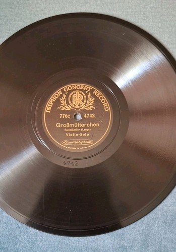 Schellackplatten 1920er