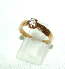 Ring Gold 585 und Diamant Rotgold