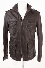 Drykorn for Beautiful People Herren Jacke Lederjacke Gr. 48 Echtes Leder