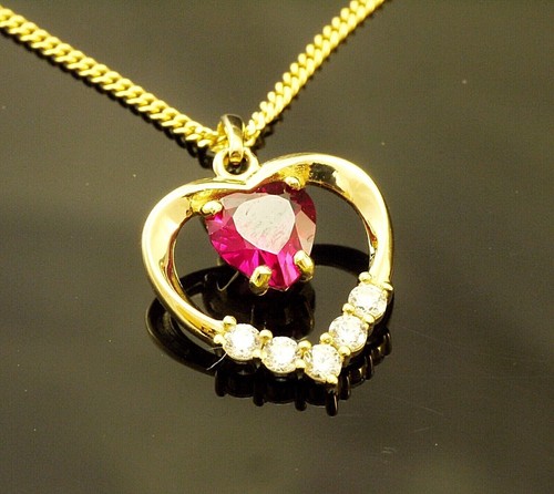 585 oder 333 gold kette - gold, herz