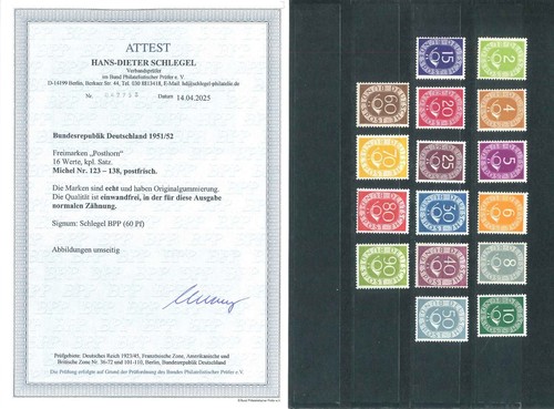 Bund brd posthorn 123 138 - brd, 123-138