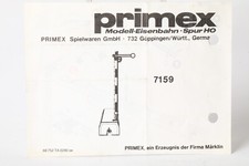 Märklin Primex H0  Anleitung