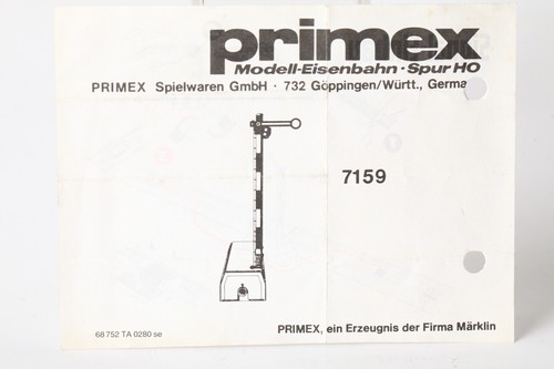 Märklin primex anleitung - primex, h0