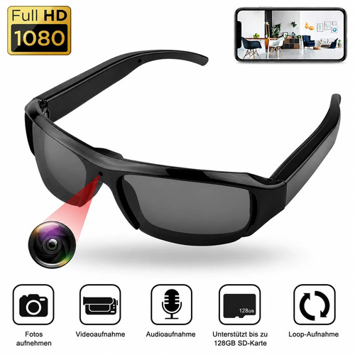 Tragbare 1080p mini brille - hd,