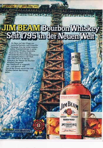 Jim beam werbeanzeige - jim,