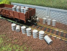 SP1176 Spur H0 Fässer grau 20 Stück