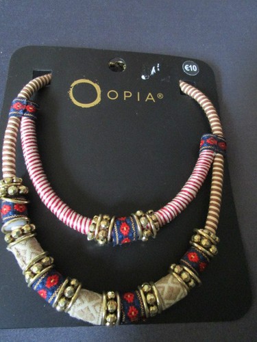 Collier bunt modeschmuck - collier,