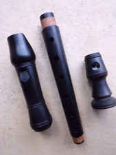 3-tlg.  Sopran Ebenholz "Küng