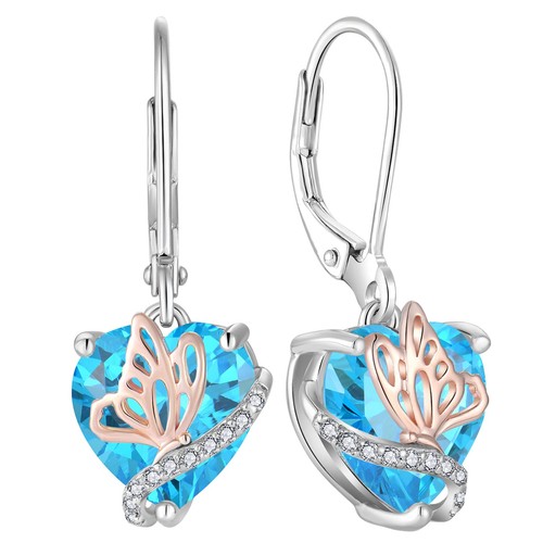 Herz ohrringe 925 sterling - ohrringe,