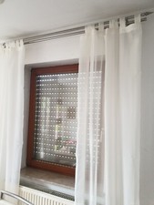 Wunderschöne Transparent 2 Schals für Fenster oder Tür  225 cm Vorhang, Gardine
