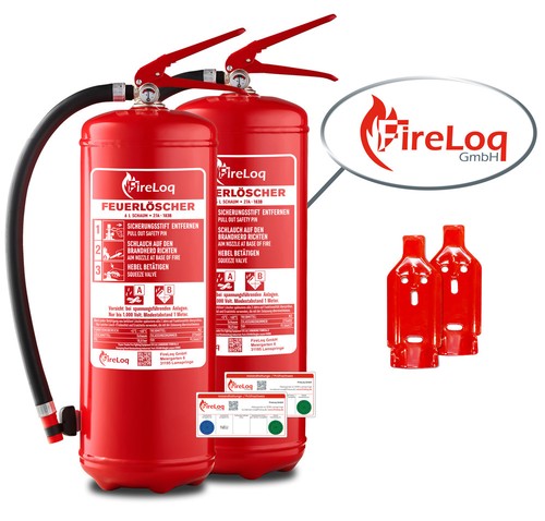 Fireloq 6l schaumlöscher - fireloq®, 2x