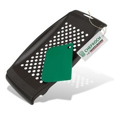 Chefkoch Spätzlereibe mit Schaber - zweiteiliger Spätzlehobel grau/ve...