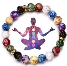 Chakra Heilung Armband für Frauen Energiearmband Balance Geschenk NEU OVP 