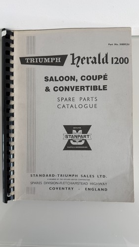 Triumph herald 1200 parts - herald,