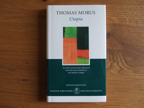 Thomas morus utopia manesse - thomas, morus: