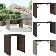 Bartisch mit Glasplatte