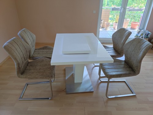 Esszimmer tisch mit stühlen - esszimmer,