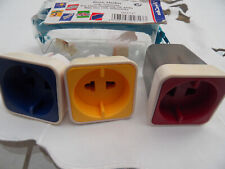 3 Reise Adapter Set Stecker Urlaub Strom 