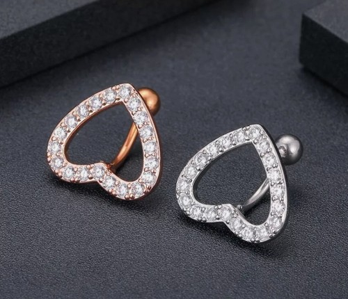 Zirkonia bauchnabelpiercing - zirkonia,