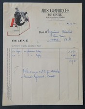 Rechnung 1952 GRAFIKKUNST DES