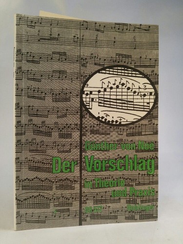 Der vorschlag theorie und - vorschlag,
