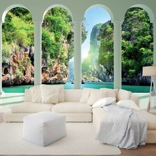 Vlies Fototapete Wasserfall 3D