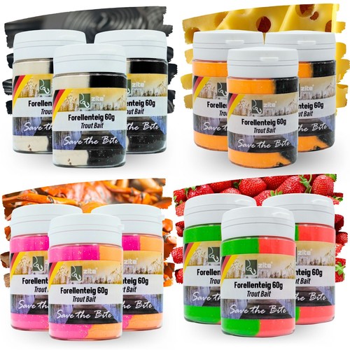 Trout bait forellenteig set - trout,