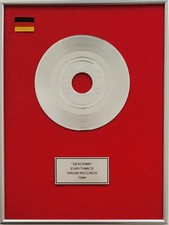Eurythmics Sexcrime 7" Single Vinyl Platin Schallplatt Record (goldene award)