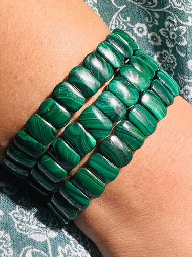 Malachit armband stretch - armband,
