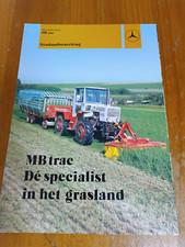 Prospekt MB Trac  Sprache: NL Traktor Schlepper Brochure 17