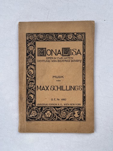 Noten schillings mona lisa - schillings.,