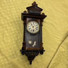 Miniatur Gründerzeit Wanduhr Pendeluhr Regulator Historismus Uhr Antik Jockele